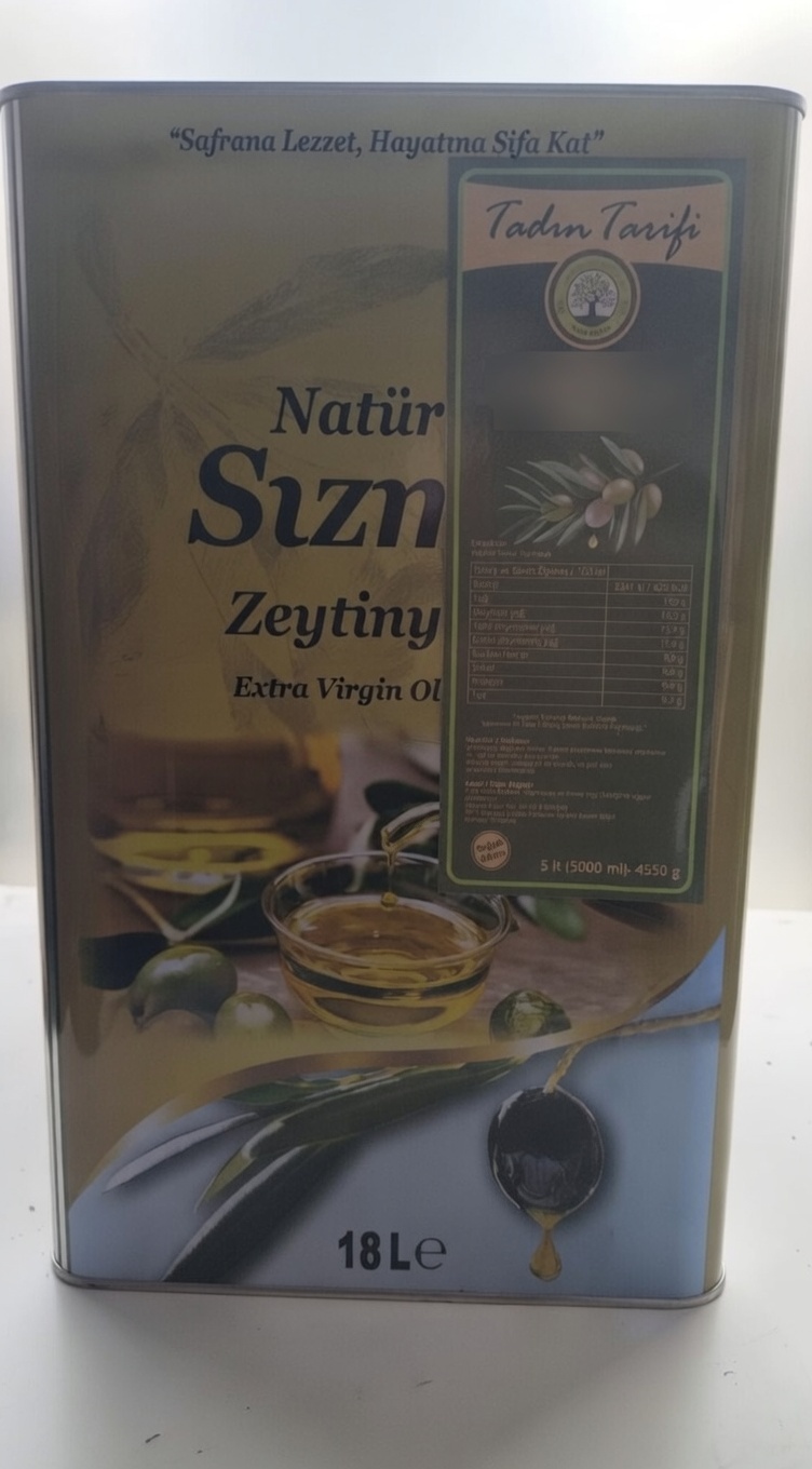 Natürel Sızma Zeytinyağı 18 lt