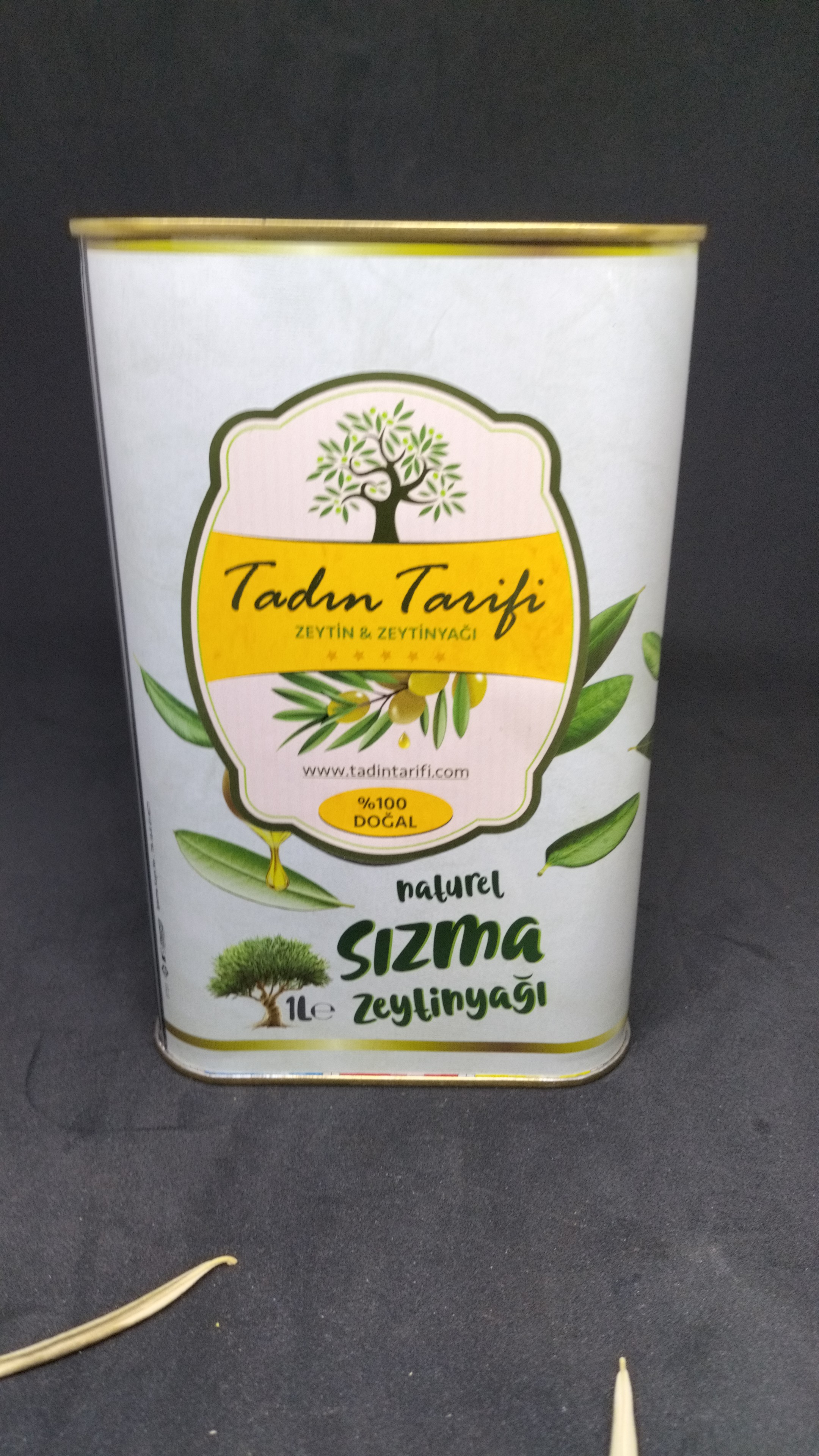 Natürel Sızma Zeytinyağı 1 lt (teneke)